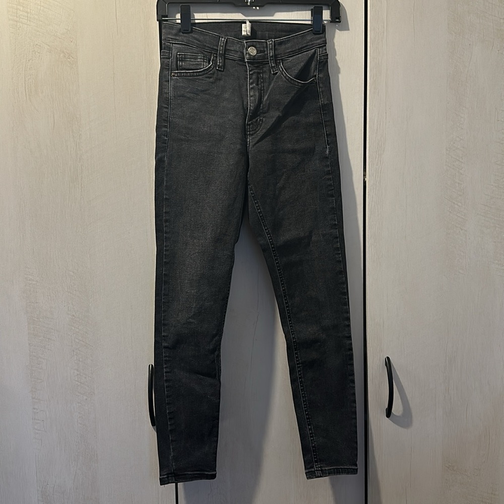 Black top shop skinny jeans
